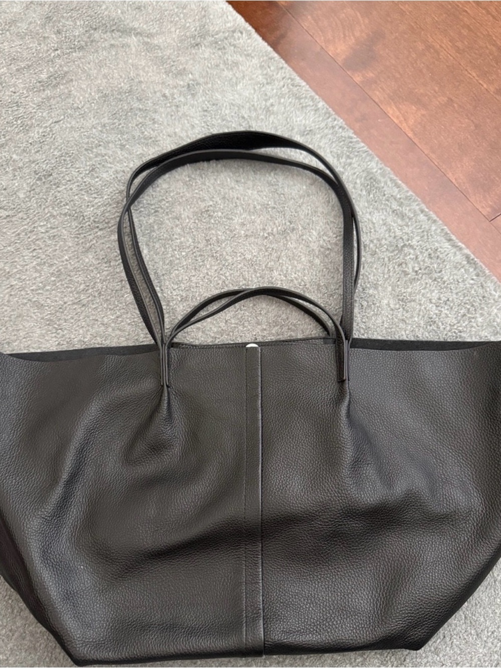AllSaints leather tote bag